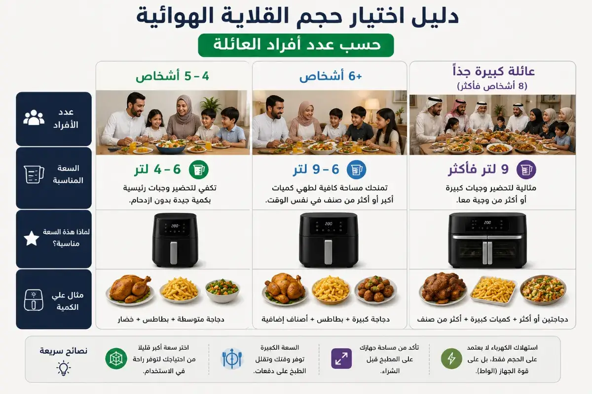 ما الحجم الذي يكفي بدون مبالغة؟