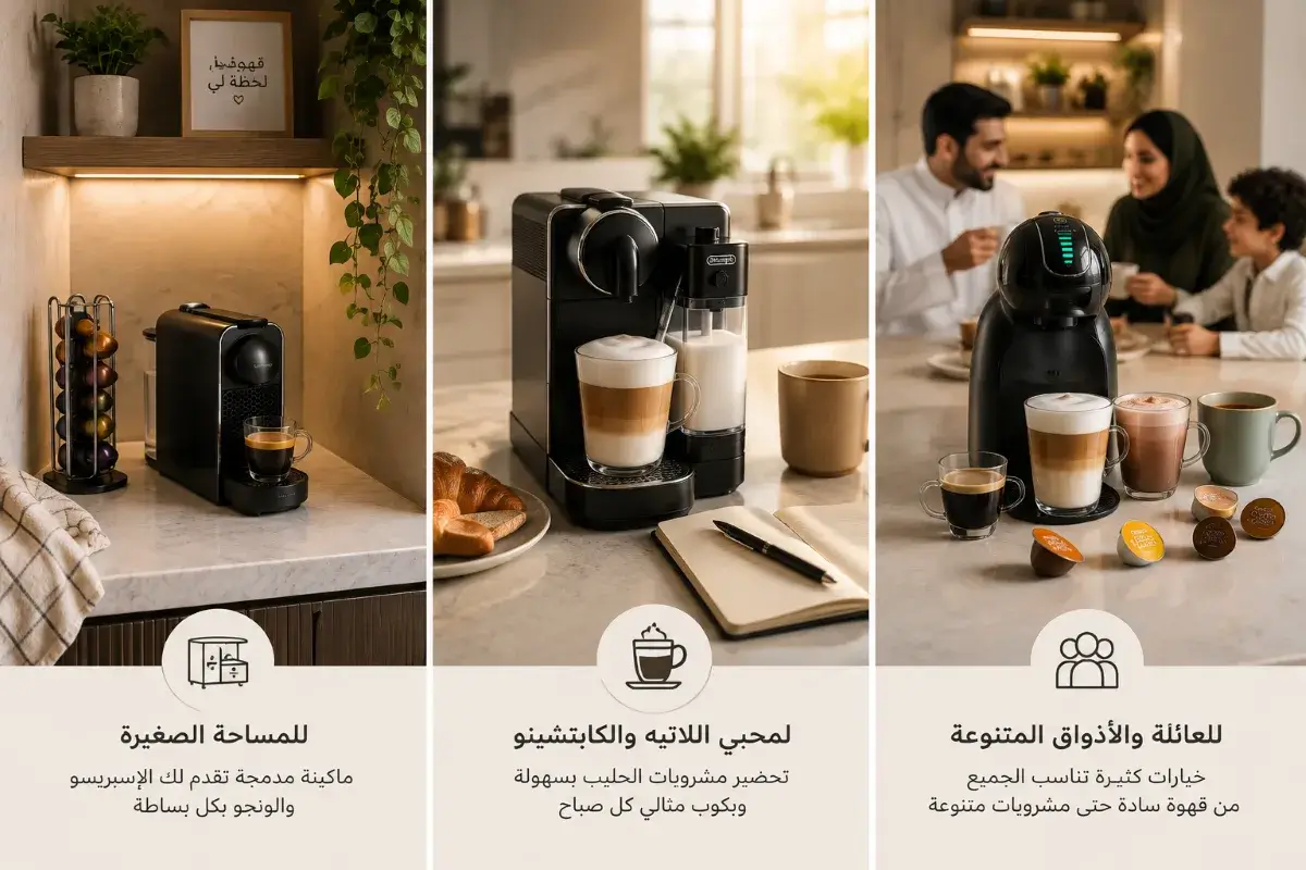 ماكينات قهوة كبسولات لمختلف الاستخدامات المنزلية