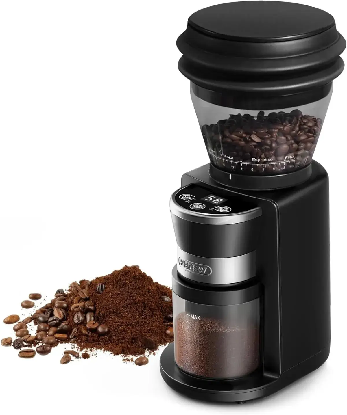 مطحنة قهوة كهربائية HIBREW G3 بحاوية 210 جرام