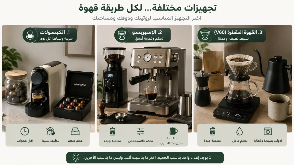 تنظيف ماكينة القهوة بعد الاستخدام اليومي