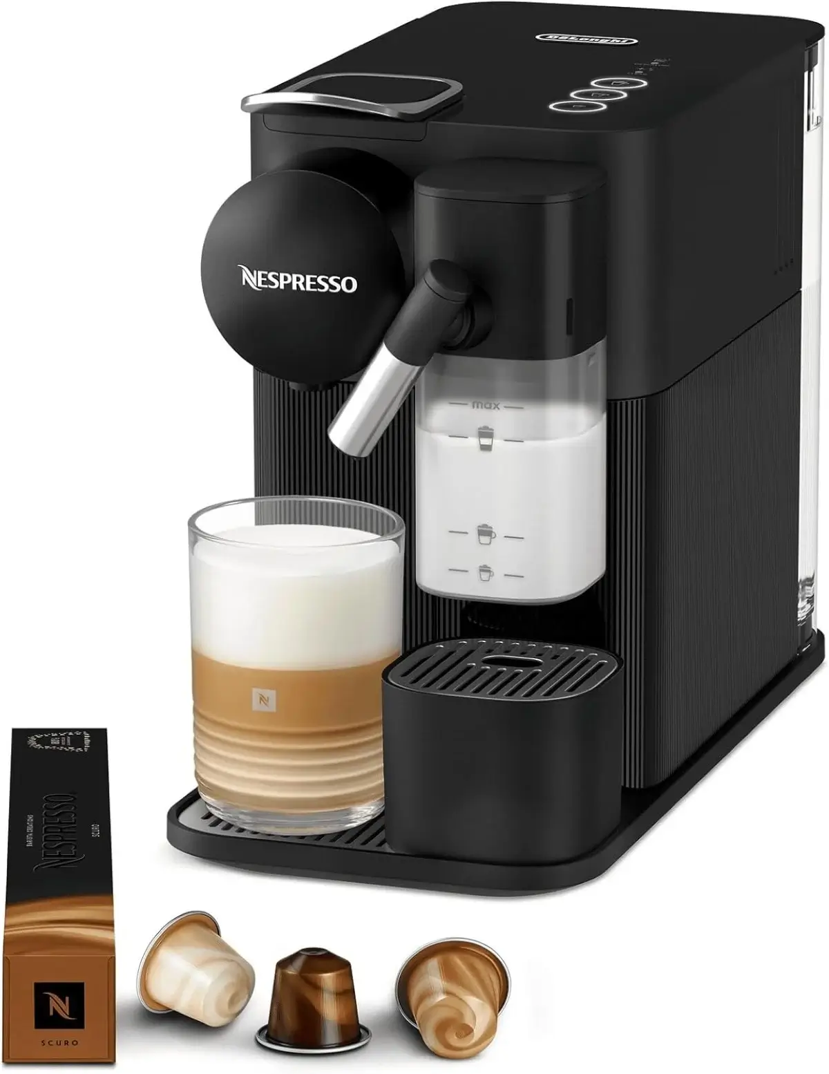 ماكينة Nespresso Lattissima One Evo للاتيه والكابتشينو